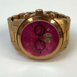 Designer Michael Kors Runway MK-5931 Gold-Tone Round Quartz Wristwatch