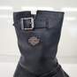 Harley-Davidson Women's Serita Black Leather Casual Zip Boots Size 8 image number 6