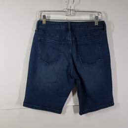 Womens Medium Wash 5-Pockets Design Denim Jean Shorts Size 10 alternative image