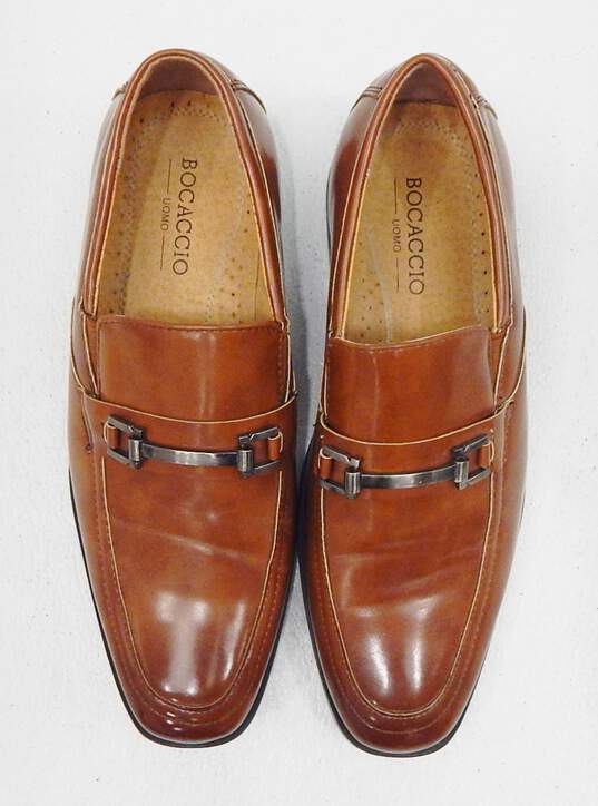 Bocaccio Uomo Jacob Brown Slip On Loafers US Size 7.5 image number 2