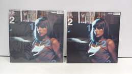 Pair of Taylor Swift Moonstones Midnight Blue Edition Vinyl Records alternative image