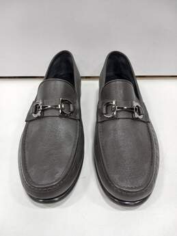 Salvatore Ferragamo Men's Black Leather Shoes Size 11