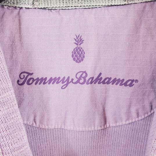 Tommy Bahama Women Purple Zip Hoodie Sweater M image number 3