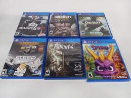 Bundle Of 6 Assorted PlayStation 4 Games In Cases