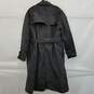 Defense Logistics Agency Garrison Collection Black Trench Coat Size 42R image number 2