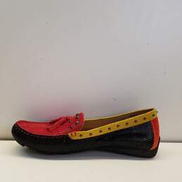 Vaneli Multi Shiny Leather Tassel Loafers Shoes Women's Size 10 A alternative image