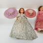 Vintage Large Plastic Dolls Mixed Lot w/ 15 Inch Queen & 2x 18 Inch Victorian Dress Dolls image number 9