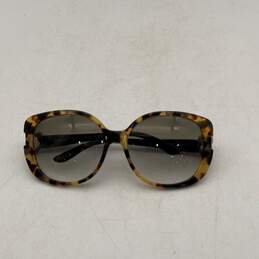 Bvlgari Womens 8085-B Brown Yellow Tortoise Oversized Butterfly Sunglasses