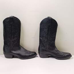 Ariat Men's Heritage R Toe Black Deertan Western Boots Size 11D alternative image