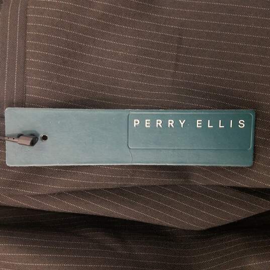 Perry Ellis Men Grey Pinstriped Pants 32 x 30 image number 5