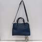 Marc New York Women's Blue Leather Tote Bag image number 3