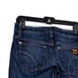Womens Blue Denim Medium Wash 5-Pocket Design Bootcut Jeans Size 28 image number 4