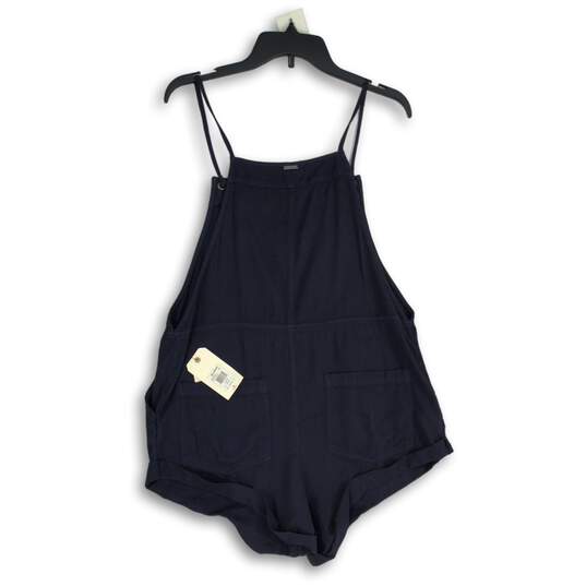 NWT Billabong Womens Navy Blue Sleeveless Wild Pursuit One-Piece Romper Size L image number 2