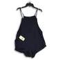 NWT Billabong Womens Navy Blue Sleeveless Wild Pursuit One-Piece Romper Size L image number 2