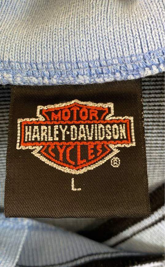 Harley Davidson Blue Tank Top - Size Large image number 3