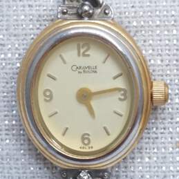 Hamilton 14k Gold Filled Caravelle Diamond Ladies Quartz Watch Collection alternative image