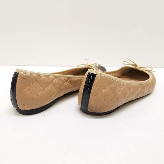 Jon Josef Leather Belle Quilted Ballet Flat Nude 10 image number 4