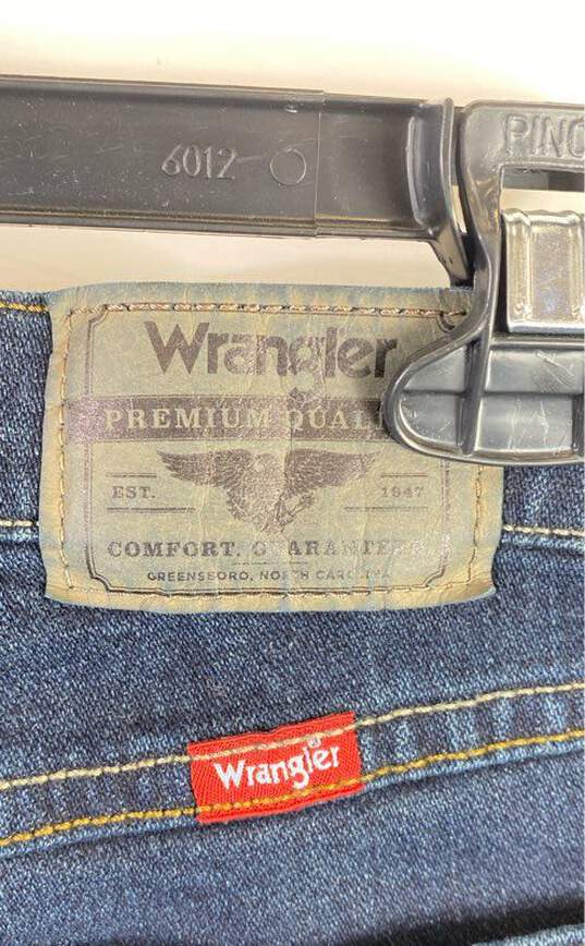 Wrangler Men Blue Relaxed Bootcut Jeans Sz 32 image number 3