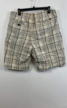 American Eagle Outfitters Mens Multicolor Plaid Pockets Chino Shorts Size 33 alternative image