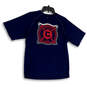 NWT Mens Blue Chicago Fire Round Neck Short Sleeve Pullover T-Shirt Size S image number 1