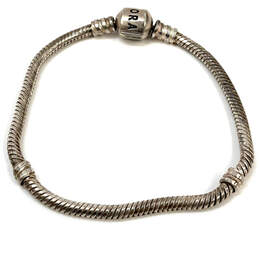 Designer Pandora 925 ALE Sterling Silver Snake Chain Bracelet With Box alternative image