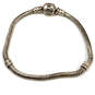 Designer Pandora 925 ALE Sterling Silver Snake Chain Bracelet With Box image number 2