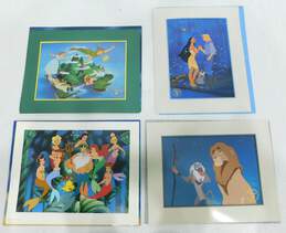 Vintage Disney Exclusive Commemorative Lithographs Lion King Peter Pan Pocahontas Little Mermaid