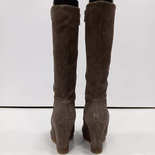 Lucky Brand Women's Brown Wedge Boots Size 9.5 image number 4