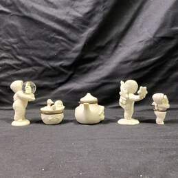 Bundle Of 5 Assorted Snowbabies Figurines alternative image