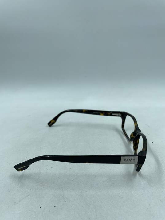 Authentic BOSS Tortoise Rectangle Eyeglasses image number 5