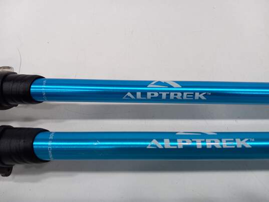 Alptrek Blue Adjustable Ski Poles image number 5