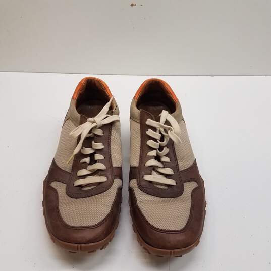 Cole Haan Air Griffen Leather/Canvas Brown Casual Sneakers Men's Size 10M image number 6