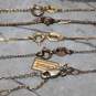 Assortment of 5 Vermeil Necklace Chains - 9.09g image number 4