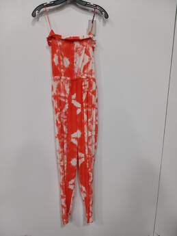 Women’s 1. State Strapless Tie-Dye Knit Jumpsuit Sz M NWT alternative image
