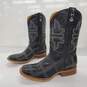Tin Haul Co. Men's Rope Burn Black Leather Square Toe Cowboy Boots Size 10.5D image number 1