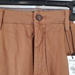 Express Men's Brown Chino Pants SZ 40 X 32 NWT alternative image