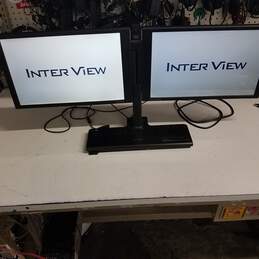 EVGA InterView Dual Monitor System 17 inch 1700 200-LM-1700-KR - Power On Tested