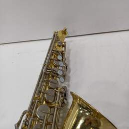 Vintage Saxophone w/ Wooden Travel Case alternative image