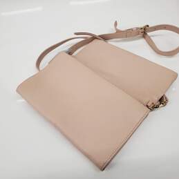Nordstrom Pink Dust Leather Foldover Wallet Crossbody Bag NWT alternative image