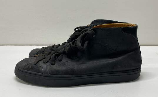 Rag & Bone Black Leather Hi Sneakers Men's Size 13 M image number 3