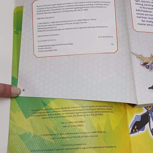 Pair of Scholastic Pokémon Handbooks image number 4