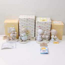 4 Piece Assorted Precious Moments Figurines W/Boxes
