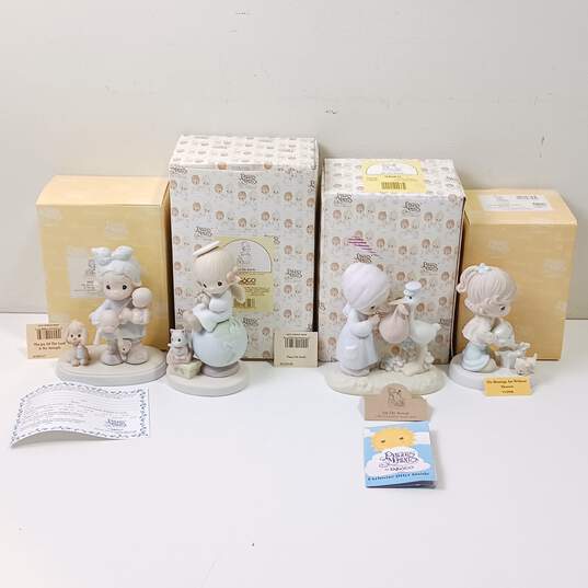 4 Piece Assorted Precious Moments Figurines W/Boxes image number 1