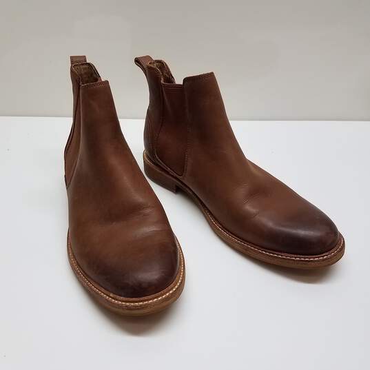 Men’s UGG Baldvin Chelsea Leather Boots Brown 1013135 Size 10.5 image number 1