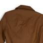 Levi Strauss & Co. Womens Brown Long Sleeve Belted Full-Zip Motorcycle Jacket M image number 4