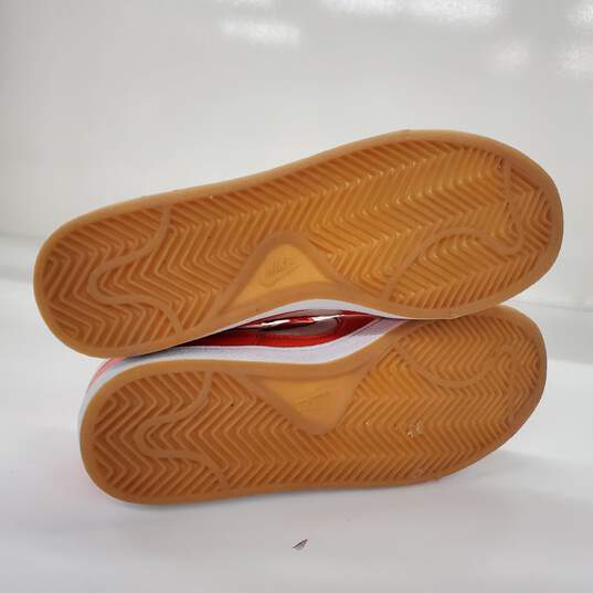 Nike Court Royale Premium Orange White Sneakers Women's Size 7 image number 5