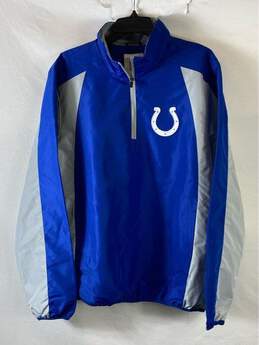 NFL Team Apparel Blue Jacket - Size Large