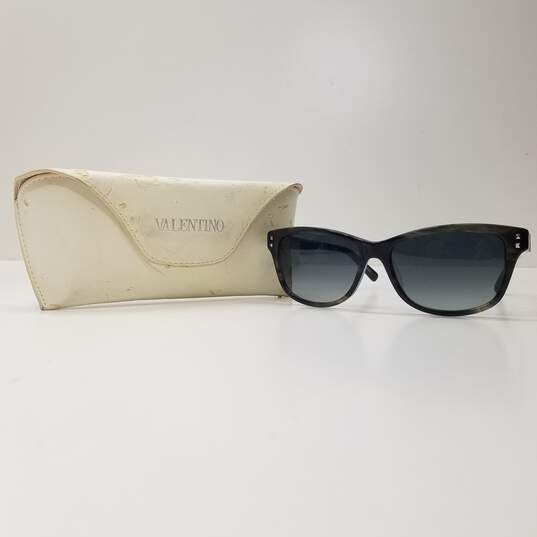 Valentino Eyewear Wayfarer Sunglasses Charcoal image number 1