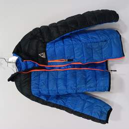 Blue & Black Winter Coat Youth Size S 7-8