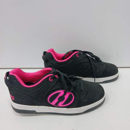 Heelys Voyager Black/Pink Skate Shoes Women-7 Youth-6 image number 4